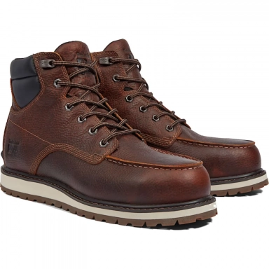 Timberland Mens Pro 6 Irvine Work Boot Brown