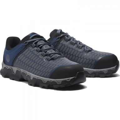 Timberland Mens Pro Powertrain Sport Alloy-Toe Sneaker Grey