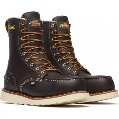 Thorogood Mens 8" Moc Steel Safety Toe Waterproof Work Boots 804-3800