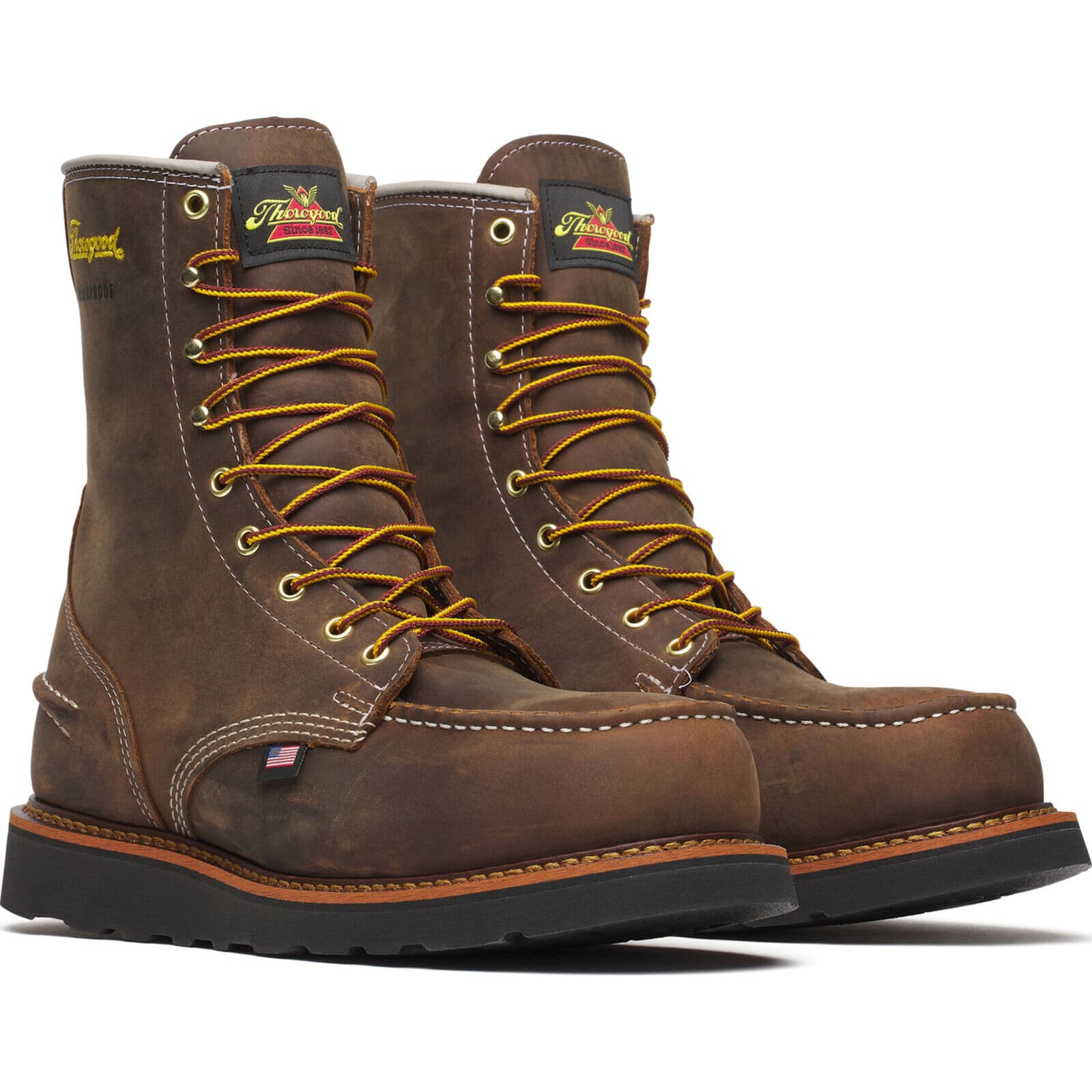 Thorogood 8 Inch Waterproof Moc Toe Steel