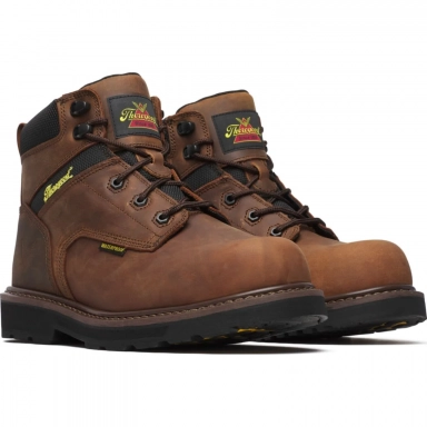 Thorogood Mens 6 Inch Waterproof Composite Toe Crazy Horse Work Boot