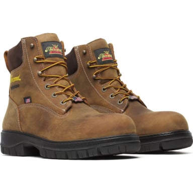 Thorogood Mens 6" Chestnut Nano Safety Toe Waterproof Work Boot 804-4149