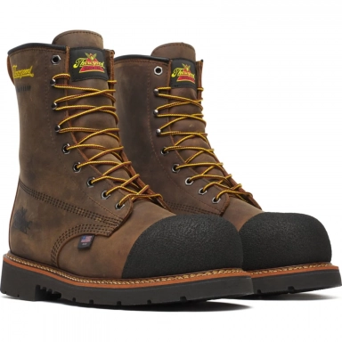 Thorogood Mens 8 Inch Waterproof Nano Toe Crazy Horse Work Boot