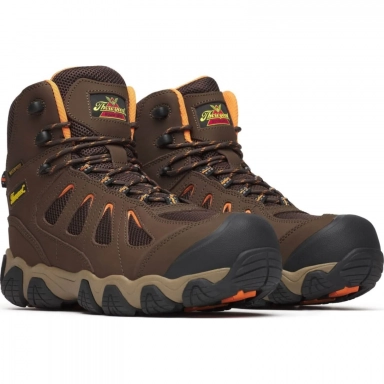 Thorogood Mens Crosstrex Series Waterproof 6 Brown Safety Toe Hiking