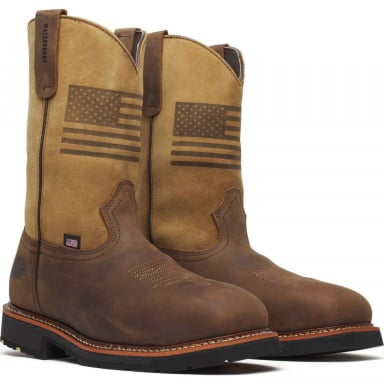 Thorogood Mens 11" Waterproof Safety Toe Western Work Work Boot 804-4338