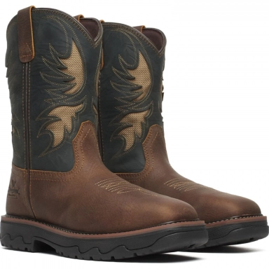 Thorogood Mens 11 Inch Vented Buffalo Ridge Nano Toe Brown Cobalt Work
