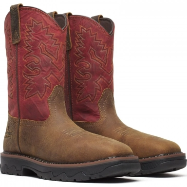 Thorogood Mens 11 Inch Waterproof Square Toe Nano Safety Wellington