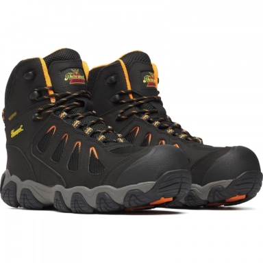 Thorogood Mens Crosstrex Series Waterproof 6 Black Safety Toe Hiking