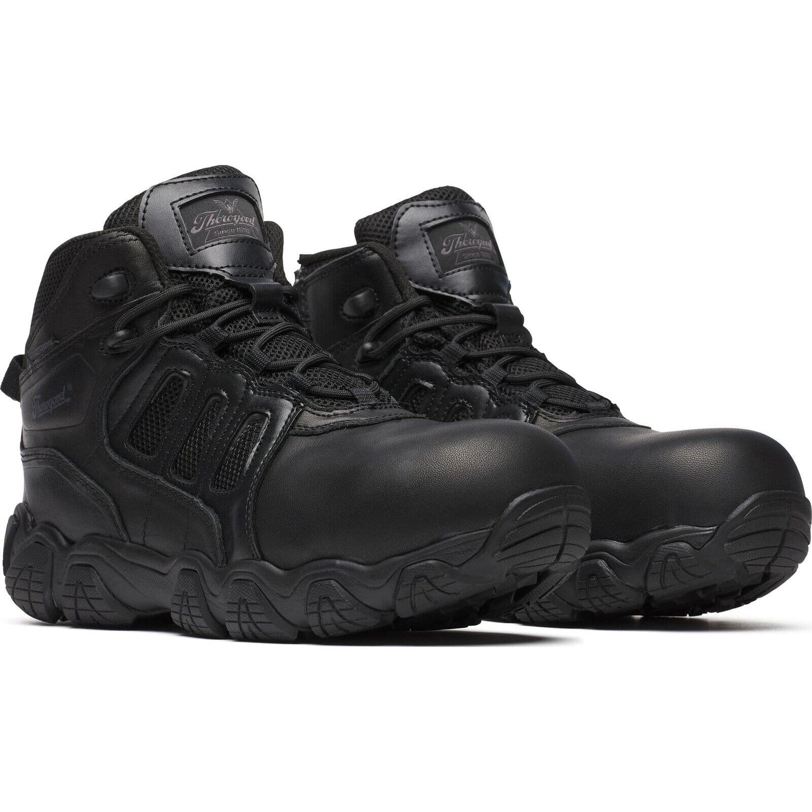 Thorogood Crosstrex Safety Toe Hiker - 6 Inch Waterproof Side Zip Work Boots