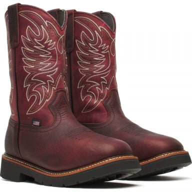 Thorogood Mens 11" Wellington Square Toe Composite Toe Western Work Boot 814-4322