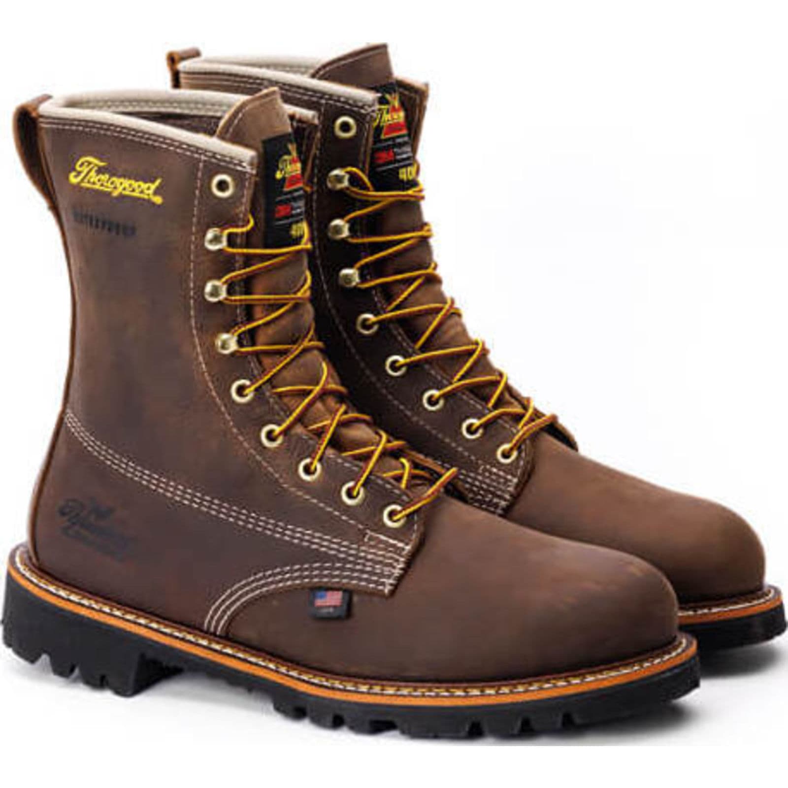 Shop Thorogood Mens 8" Crazyhorse Insulated Waterproof Work Boot 814