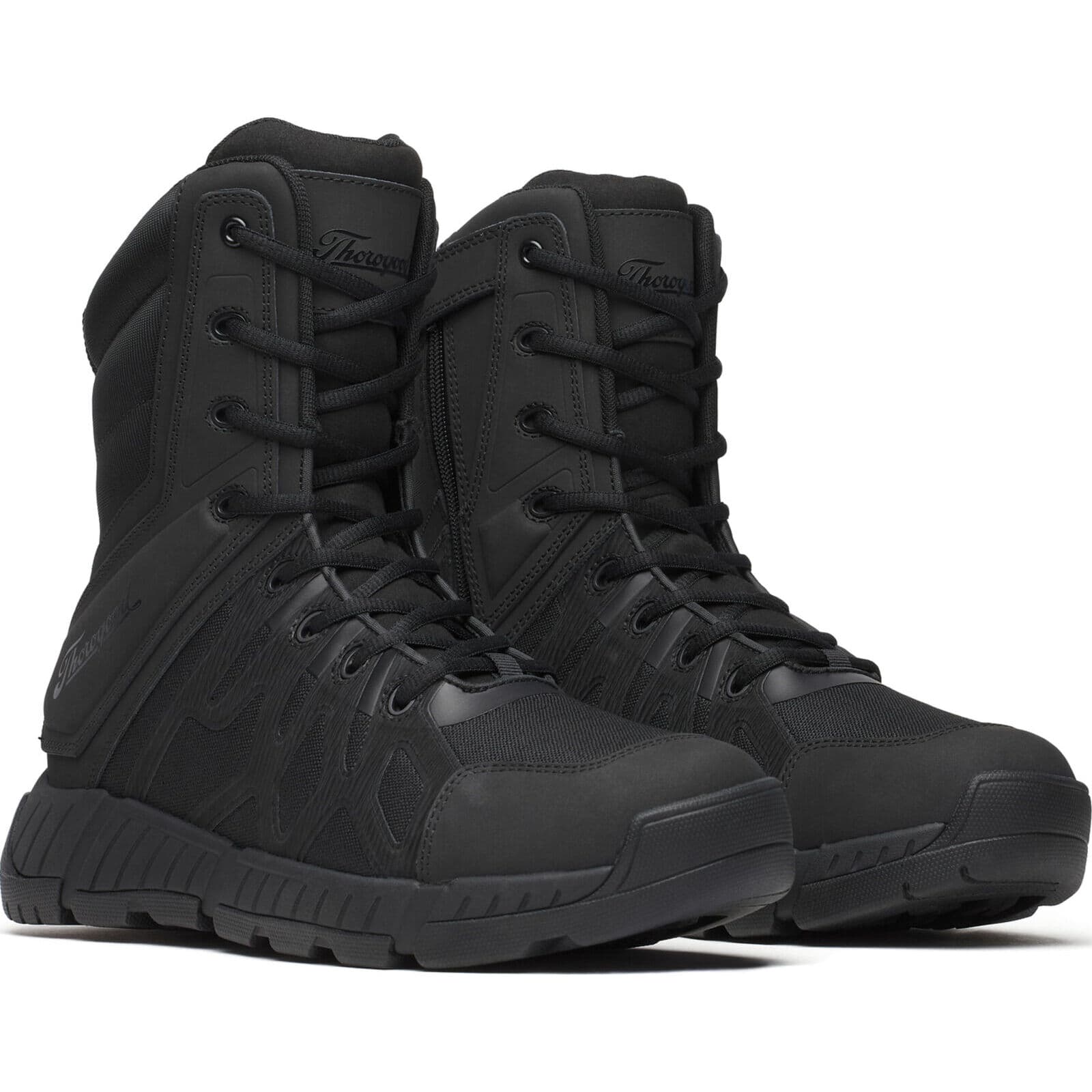 Thorogood Unisex 8 Inch Public Safety Side Zip Black Work