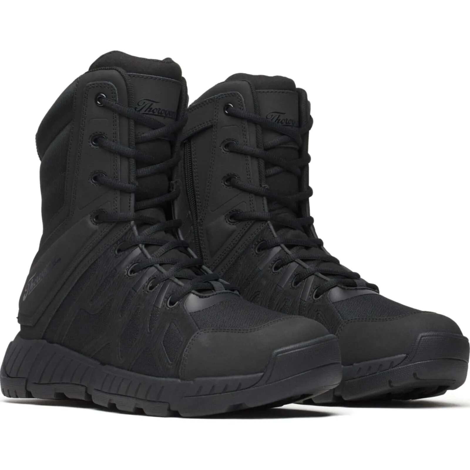 Thorogood Unisex 8 Inch Public Safety Side Zip Black Work