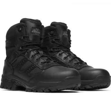 Thorogood Unisex 6 Inch Waterproof BBP Side Zip Black Work Boot
