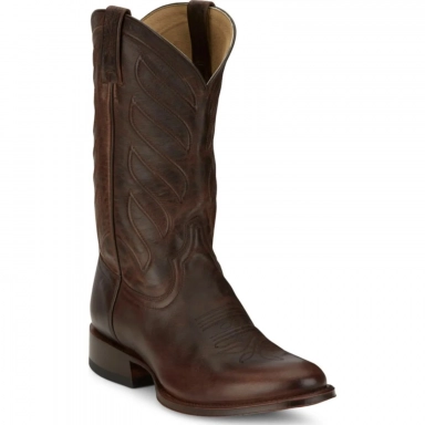 Tony Lama Mens 12 Lenado Walnut Western Boot