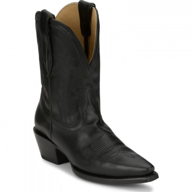 Tony Lama Womens 9 Areli Midnight Western Bootie