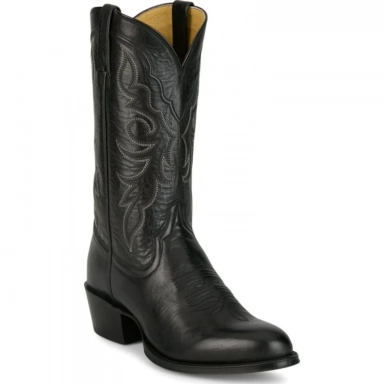 Tony Lama Mens 12 Marco Black Goat Western Boot