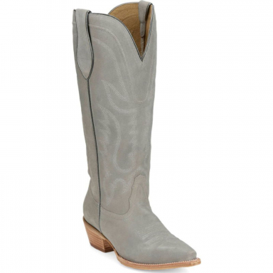 Tony Lama Womens 15 Liz Ash Suede Western Boot