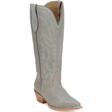 Tony Lama Womens 15 Liz Ash Suede Western Boot