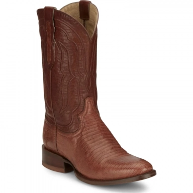 Tony Lama Mens 12 Kirtland Cognac Goat Western Boot