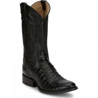 Tony Lama Mens 12 Tremaine Black Goat Western Boot