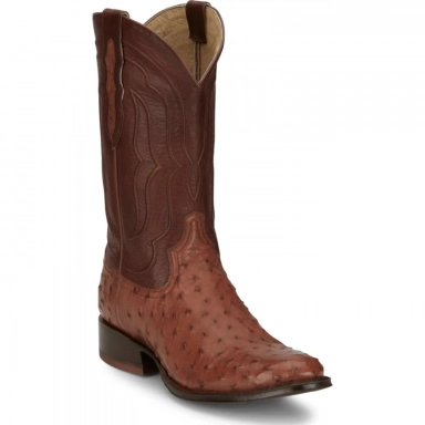 Tony Lama Mens Zony Cognac Goat Western Boot