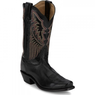 Tony Lama Womens 11 Sagrada Black Goat Western Boot