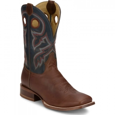 Tony Lama Mens 11 Lars Teal Cowhide Western Boot