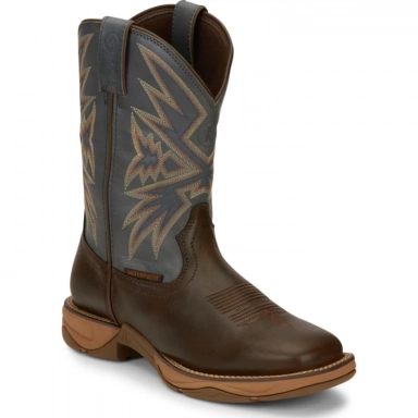 Tony Lama Mens 11 Bartlett Shadow Grey Western Work Boot