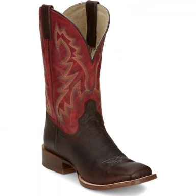 Tony Lama Mens 11 Luciano Red Cowhide Western Boot