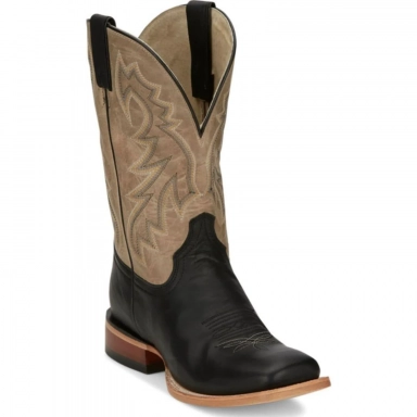 Tony Lama Mens 11 Luciano Taupe Cowhide Western Boot