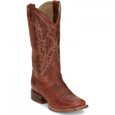 Tony Lama Mens 13 Camarillo Cognac Goat Western Boot
