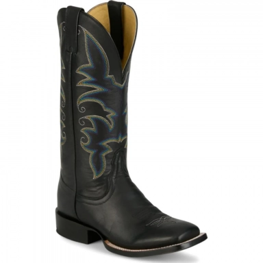Tony Mens Lama 13 Helena Black Goat Western Boot