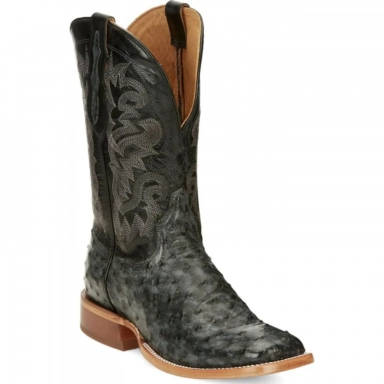 Tony Lama Mens 11 Moore Blackened Blue Goat Western Boot