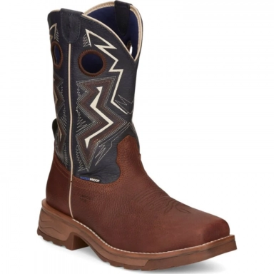 Tony Lama Mens 11 Force Blue Composite Toe Western Work Boot
