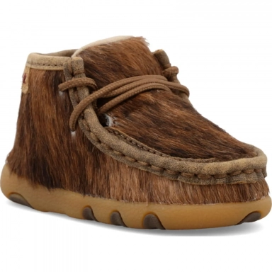Twisted X Infants Driving Moc Chukka Boot Light Brindle