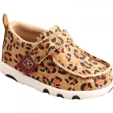 Twisted X Infants Driving Moc Boot Honey Black - Carrot