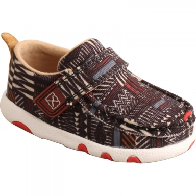 Twisted X Infants Driving Moc Boot Black Multi