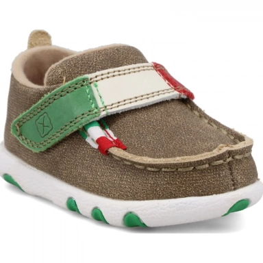 Twisted X Infants Eco Driving Moc Dusty Tan - Multi