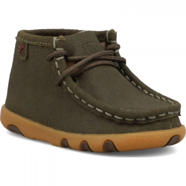 Twisted X Infants Eco Chukka Driving Moc Taupe