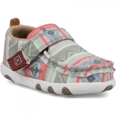 Twisted X Infants Hooey Driving Moc Boot Pink Multi