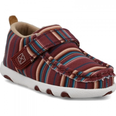 Twisted X Infants Hooey Driving Moc Mauve Serape