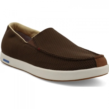 Twisted X Mens UltraLite Slip On Shoe Dark Chocolate