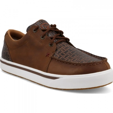 Twisted X Mens Kicks Shoe Bison - Dark Chocolate
