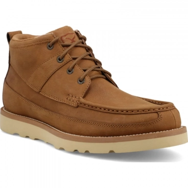 Twisted X Mens 4" Wedge Sole Boot Golden Brown