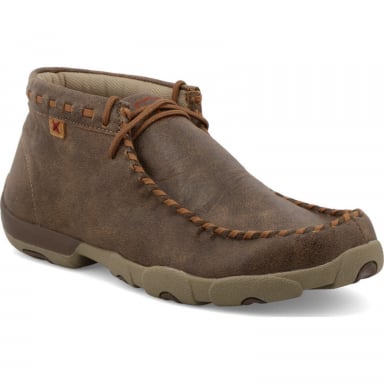 TwistedX Mens Driving Moccasin Bomber MDM0049