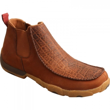 Twisted X Mens 4" Driving Moc Chelsea Boot Tan - Spice