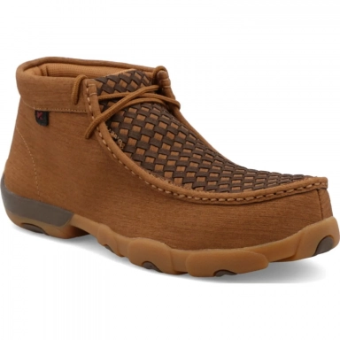 Twisted X Mens Driving Moc Chukka Boot Clay - Cocoa