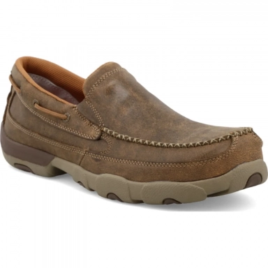 Twisted X Mens Composite Toe On Driving Moc Work Boot Bomber
