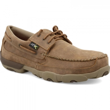 Twisted X Mens Driving Moc Work Boot Bomber